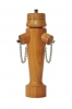 Pfefferm&uuml;hle aus Holz, Hydrant -  neues Modell, Kirschbaum
