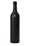 Pfeffermühle aus Holz - Weinflasche 0,75 l schwarz lackiert