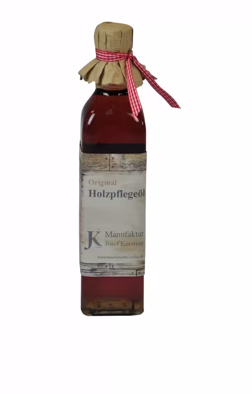 Hochwertiges Holzpflegeöl auf Leinölbasis