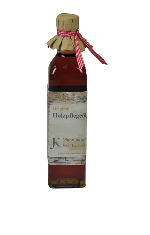 Hochwertiges Holzpflegeöl auf Leinölbasis