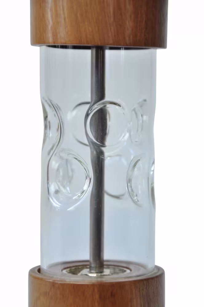 Glaskorpus der Pfeffermühle