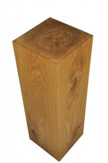 Dekosäule aus Holz, Eiche geölt