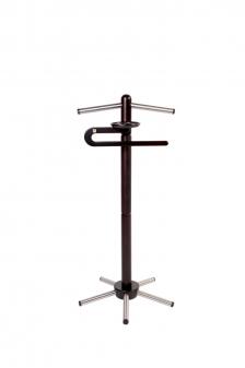 Herrendiener, wengefarbig / Edelstahl