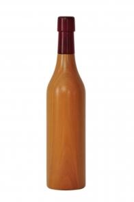 Pfeffermühle aus Holz - Weinflasche 0,5 l  Kirschbaum