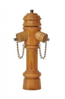 Pfeffermühle aus Holz, Hydrant - altes Modell, Kirschbaum