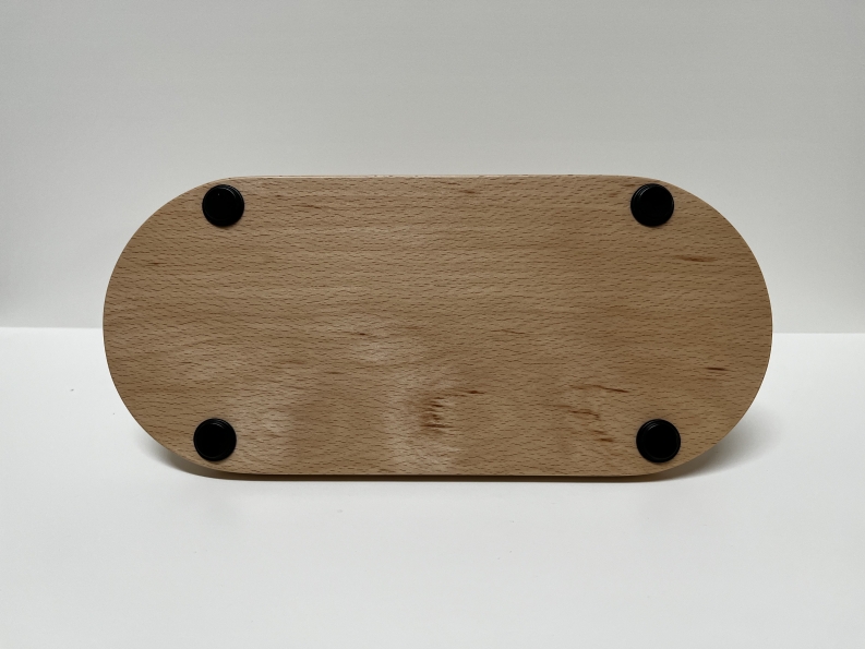 Doppel Wollabroller mit rutschhemmenden Gummifüssen